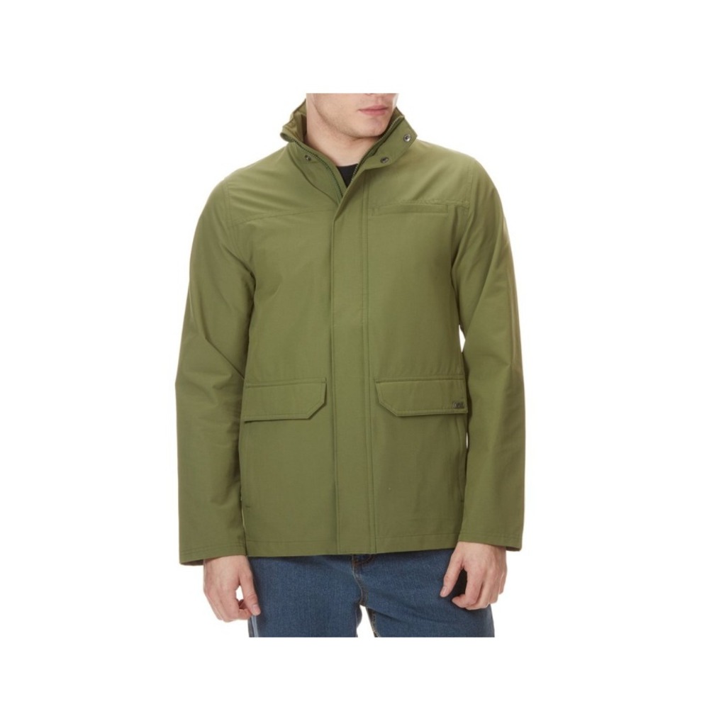 NWOT EMS Eastern Mountain Sports Men Size S Compass Utility Jacket Green Hooded